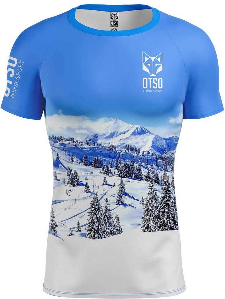 Otso T-shirt Korte Mouw T-shirt Blauw XL Man