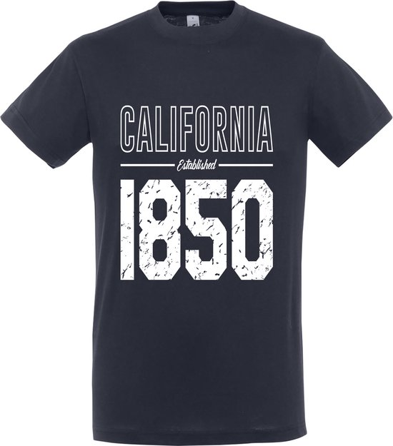 T-Shirt 359-30 California 1850 - Navy, 4xL