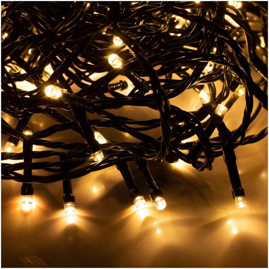 Nampook Kerstboomverlichting - 18 meter - 240 warm witte LEDs - Buiten - Merkloos