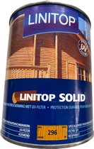 Linitop Solid - Lasure - Protection du bois transparente extrêmement résistante aux intempéries avec filtre UV - Den 296 - 1 L