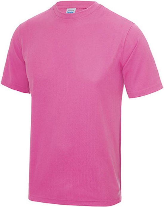 Vegan T-shirt met korte mouwen Cool T 'Electric Pink' - XL