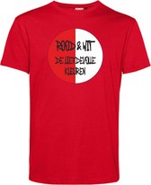T-shirt Rood & Wit De Liefdevolle Kleuren | Antwerp FC artikelen | Kampioensshirt 2022/2023 | Antwerp Kampioen | Rood | maat L