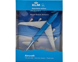 Speelgoedvliegtuig KLM boeing 747 lengte 14cm