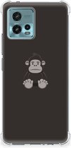 Smartphone hoesje otorola Moto G72 Hoesje Bumper met transparante rand Gorilla