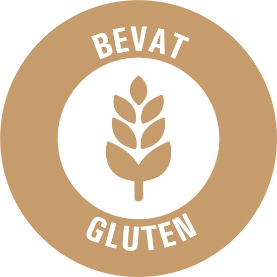 Bevat gluten allergenen sticker op rol 30 mm 800 per rol bol