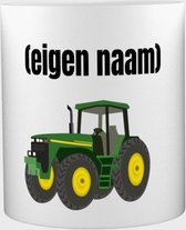 Akyol - tractor koffiemok - theemok - Boer - boer of boerin - mok met eigen naam - leuk cadeau voor iemand die op de boerderij werkt - cadeau - kado - 350 ML inhoud