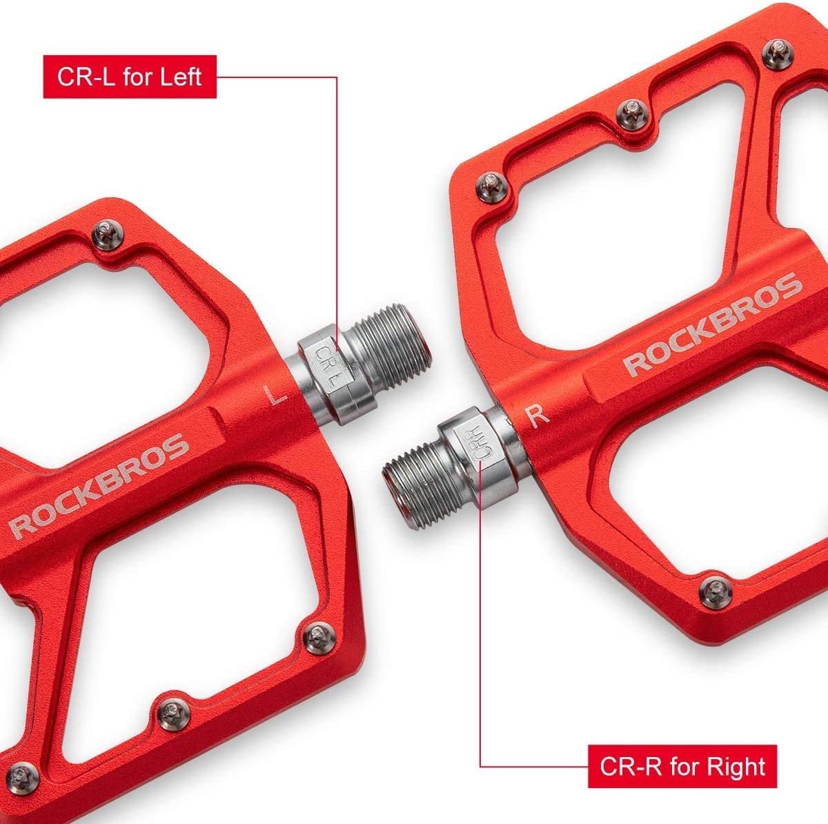 ROCKBROS bicycle pedals aluminum 2 in 1 SPD pedals for MTB road bike c – ROCKBROS-DE