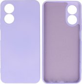 Coque de téléphone Fashion Backcover - Coque de couleur - Convient pour Oppo A78 - Violet