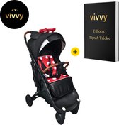Plooibuggy Peuter - Wandelwagen Baby Inklapbaar – Multifunctioneel - Best Getest – 100% Tevredenheidsgarantie – Minnie Mouse Print - Max 25 Kg