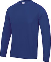 Unisex T-shirt met lange mouwen Cool T 'Royal Blue' - S