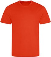 Vegan T-shirt met korte mouwen Cool T 'Orange Flame' - XXL
