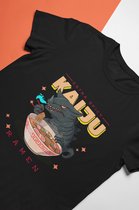 Kaiju Ramen Noodles T-Shirt Zwart - Anime Merchandise - Japanese Shirt - Godzilla - Maat XL
