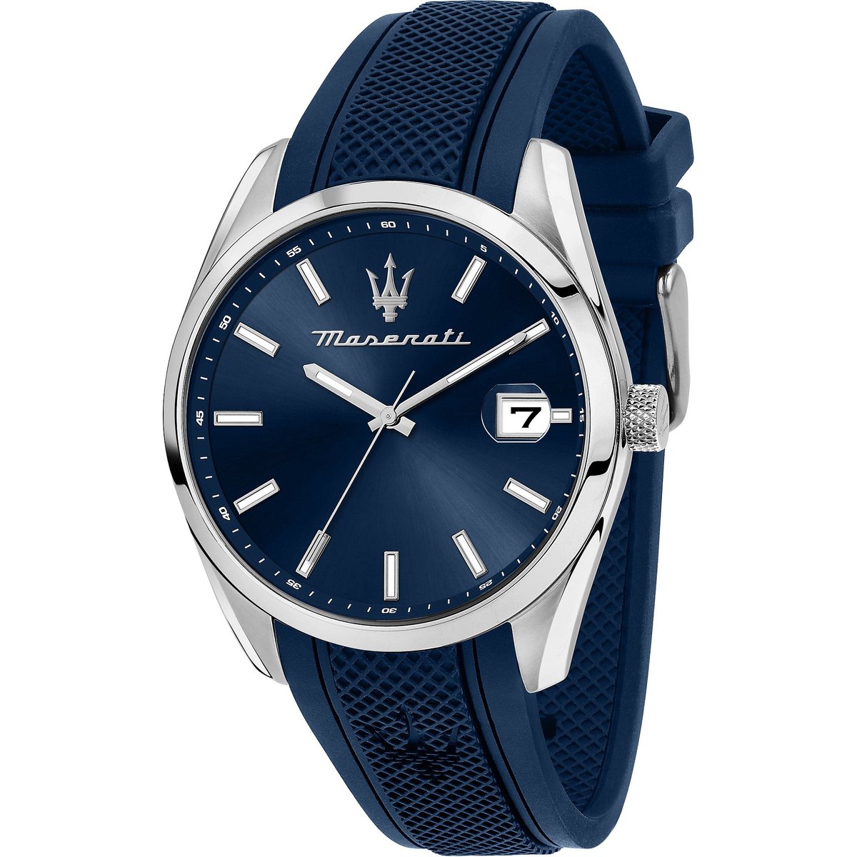 Maserati Heren horloges quartz analoog One Size Blauw 32024258