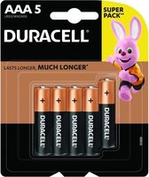 Duracell Basic alkaline AAA-batterijen 5-pack