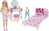 Barbie slaapkamerset voor Barbiepoppen - Barbie meubels