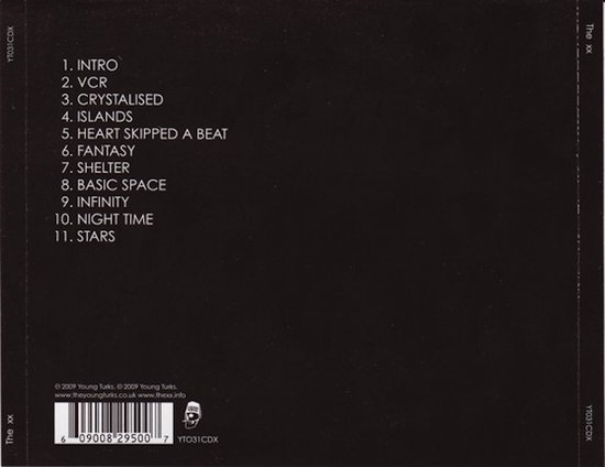 The XX - Jewelcase 1xCD album - 11 november 2010 | bol