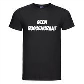 Ruggengraat T-shirt | Grappige tekst | T-shirt tekst | Feest Shirt | Tshirt | Zwart Shirt | Ruggengraat | Feest | Party | Carnaval | Maat L