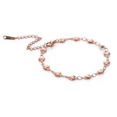 Bracelet Sorprese - Coeur - bracelet femme - or rose - cadeau - Modèle B