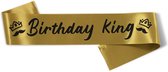 Birthday King sjerp goud met zwart - verjaardag - birthday king - sjerp - abraham