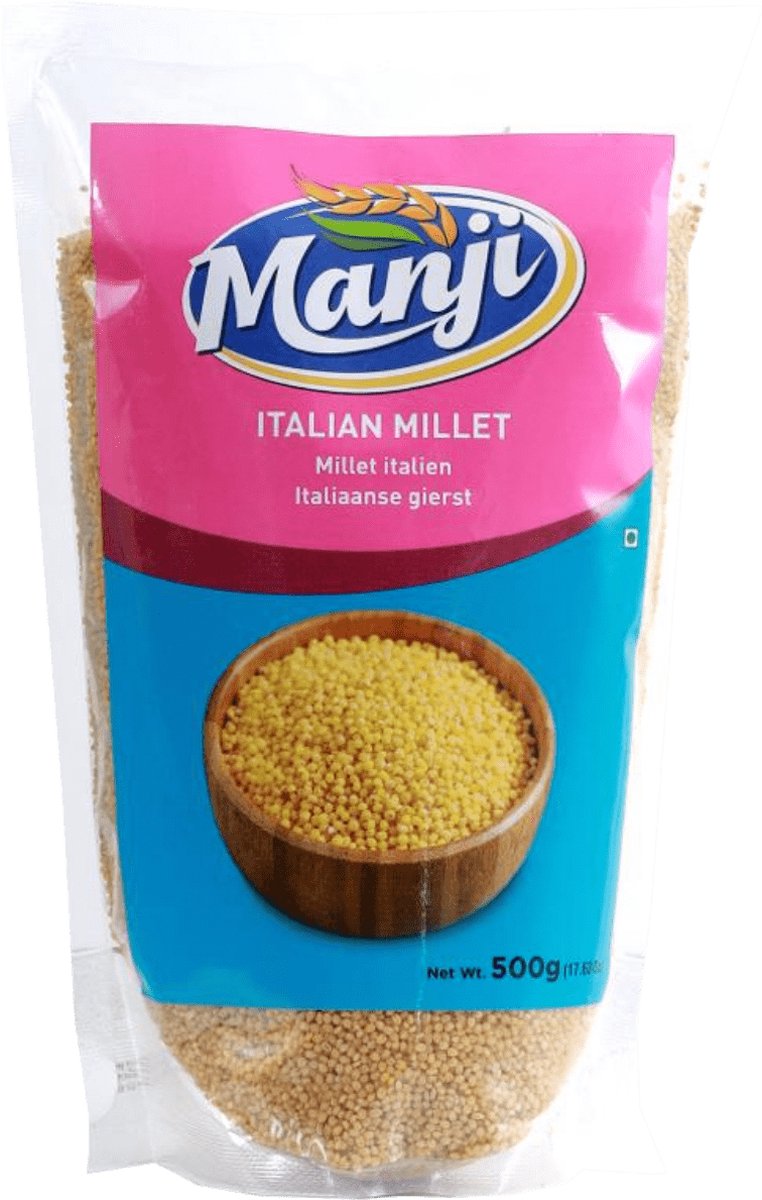 Manji - Italiaanse Gierst - Thinai - Pluimgierst - 3x 500 g