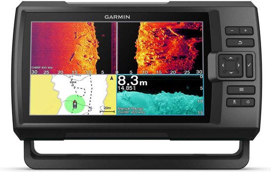 Foto: Garmin striker vivid 9sv with gt52hw tm transducer fishfinder zwart