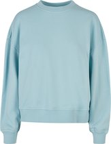 Ladies Oversized Crewneck Sweater met ronde hals Ocean Blue - XL