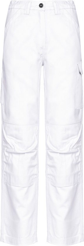 Pantalon Femme 44 NL (46 FR) Coupe du Monde. Conçu pour Work White 60 % Katoen, 40 % polyester