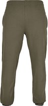 Pantalon de survêtement Basic Pantalon de survêtement avec poches latérales Olive - 5XL