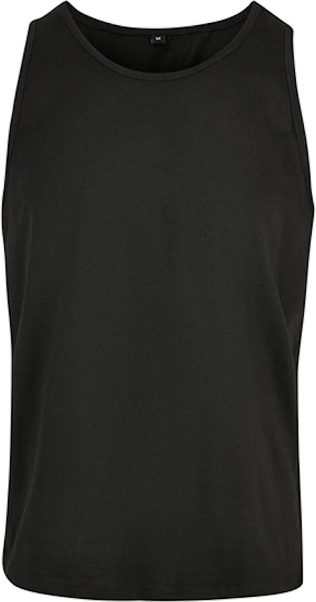 Herentanktop 'Basic' met ronde hals Black - L