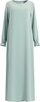 Abaya Pofmouw Mint Maat S/M - Islamitische kleding/producten - Abaya/Kaftan/Abaya dames/pofmouw/jilbab/