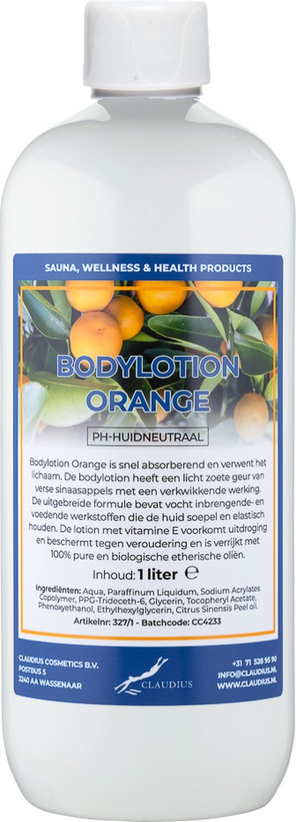 Goedkoopste Bodylotion Orange 1 Liter