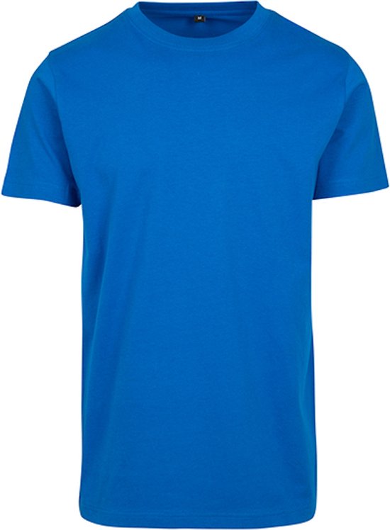 Herenshirt 'Round Neck' met korte mouwen Cobalt Blue - 5XL