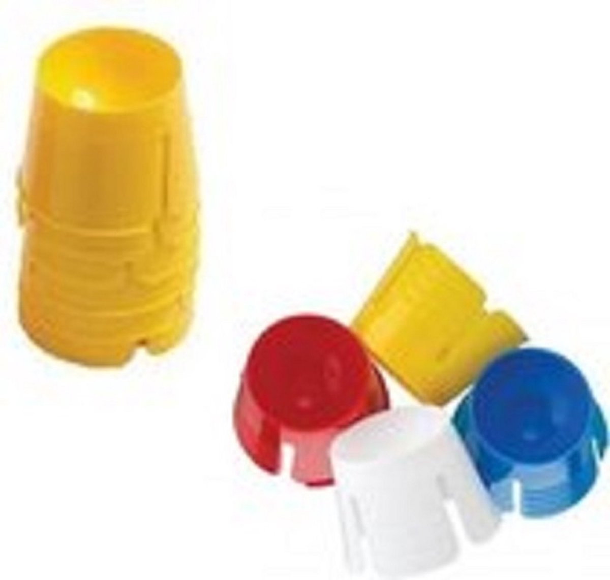 Goedkoopste plastic dappenglaasje / dappendish Groen - 100 stuks