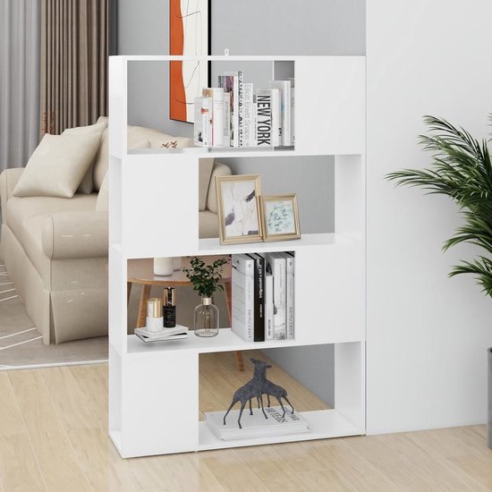 VidaXL Boekenkast/kamerscherm 80x24x192 Cm Spaanplaa Betongrijs 539655168