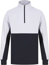 Adults 1/4 Zip Tracksuit Top met rits Navy/White - XS