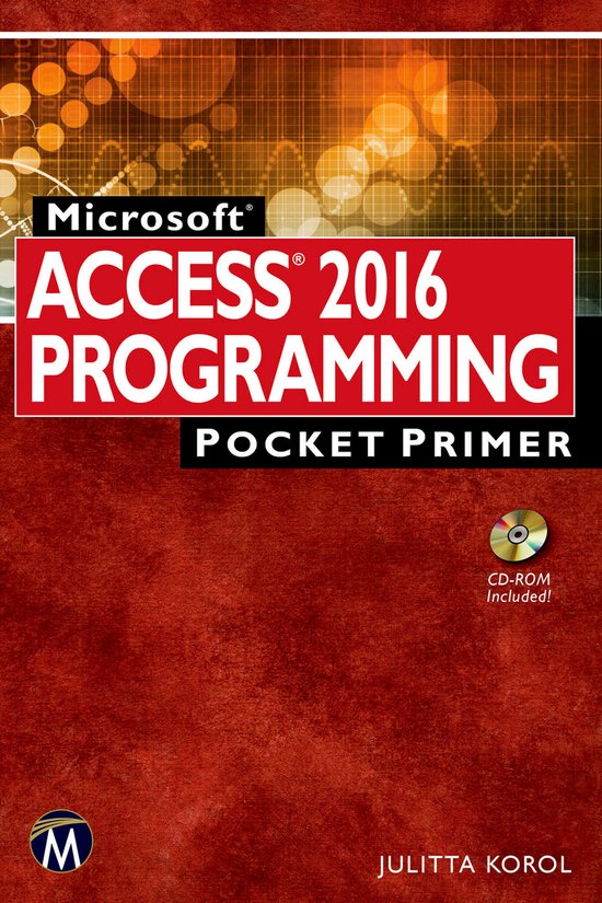 Microsoft Access 2016 Programming Pocket Primer - cover
