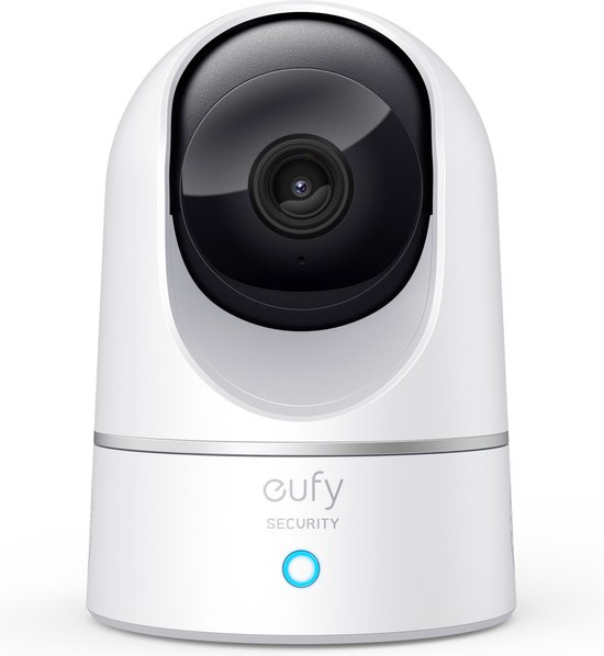 Eufy by Anker 2K Indoor Camera - Pan & Tilt - Beveiligingscamera voor binnen - Wit