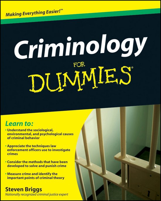 Criminology For Dummies - cover