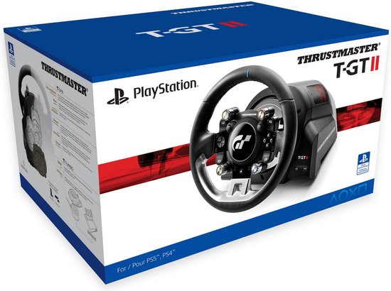 Thrustmaster T-GT II - Racestuur met 3 Pedalen - PS5, PS4, PC