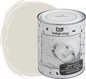 Baby's Only Muurverf mat voor binnen - Babykamer & kinderkamer - Warm Linen - 1 liter - Op waterbasis - 8-10m² schilderen - Makkelijk afneembaar