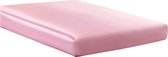 Beauty Silk - Hoeslaken Housse - Satin Brillant - Rose - 180x200