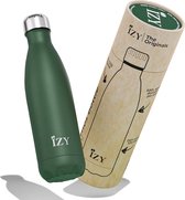 IZY Bottles Powder Coat Vert Bouteille Thermos 500 ml
