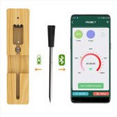Vleesthermometer Met Bluetooth en App - BBQ Accessoires Thermometer - Keukenthermometer Digitaal
