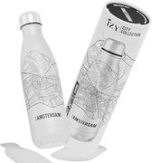 IZY Drinkfles - Amsterdam - Inclusief donatie - Waterfles - Thermosbeker - RVS - 12 uur lang warm - 500 ml