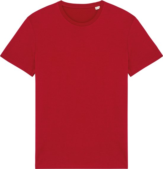 Unisex T-shirt met ronde hals Native Spirit Hibiscus Rood - L