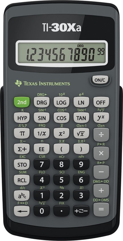 Texas Instruments Calculatrice TI-30XA, Calculatrice scientifique | bol