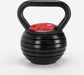 Bol.com Verstelbare Gewichten - Quick-Lock Kettlebell tot 18 KG - 7 kettlebells in één - zwart aanbieding