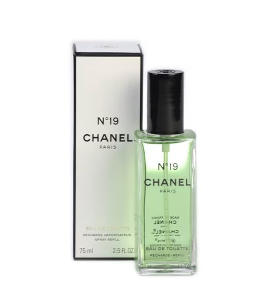 Chanel N°19 Eau de Toilette 75 ml - Recharge Spray Refill