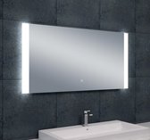 Miroir de salle de bain Sunny 120x60cm Siècle des Lumières LED intégré Chauffage Interrupteur Tactile Anti Condensation Dimmable