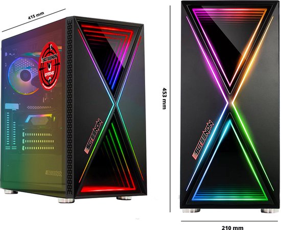 ScreenON - Intel Core i3 - 960GB M.2 SSD + 3TB HDD - RTX 2060 Super - GamePC.X295109